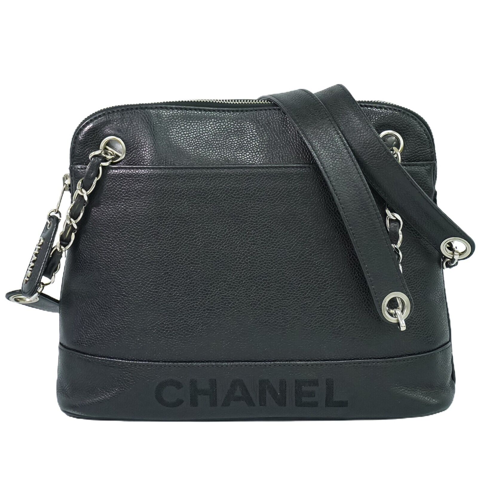 Chanel Chanel Black Leather Shoulder Bag