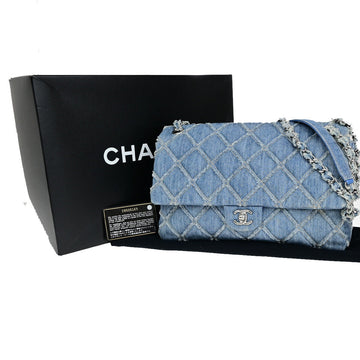 Chanel Timeless Blue Denim - Jeans Shoulder Bag