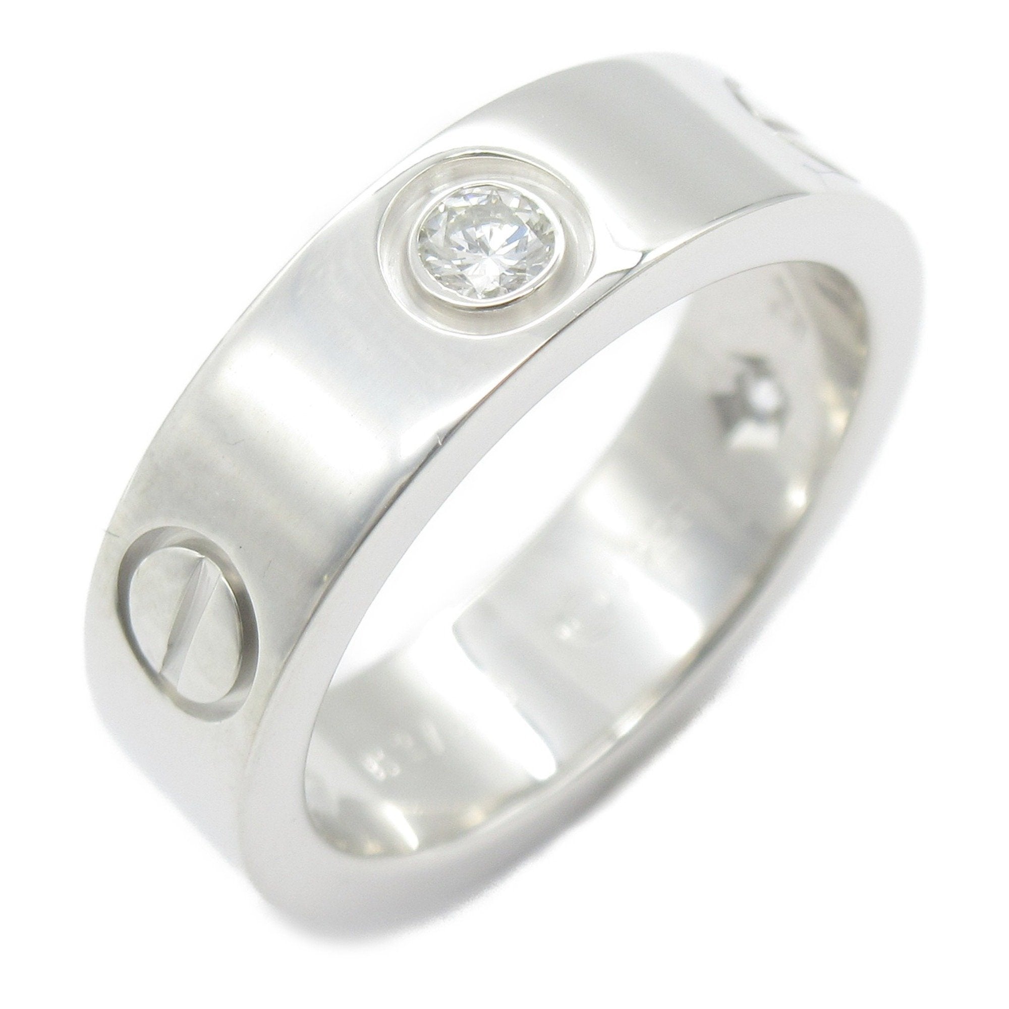 Cartier Love White White Gold Ring 