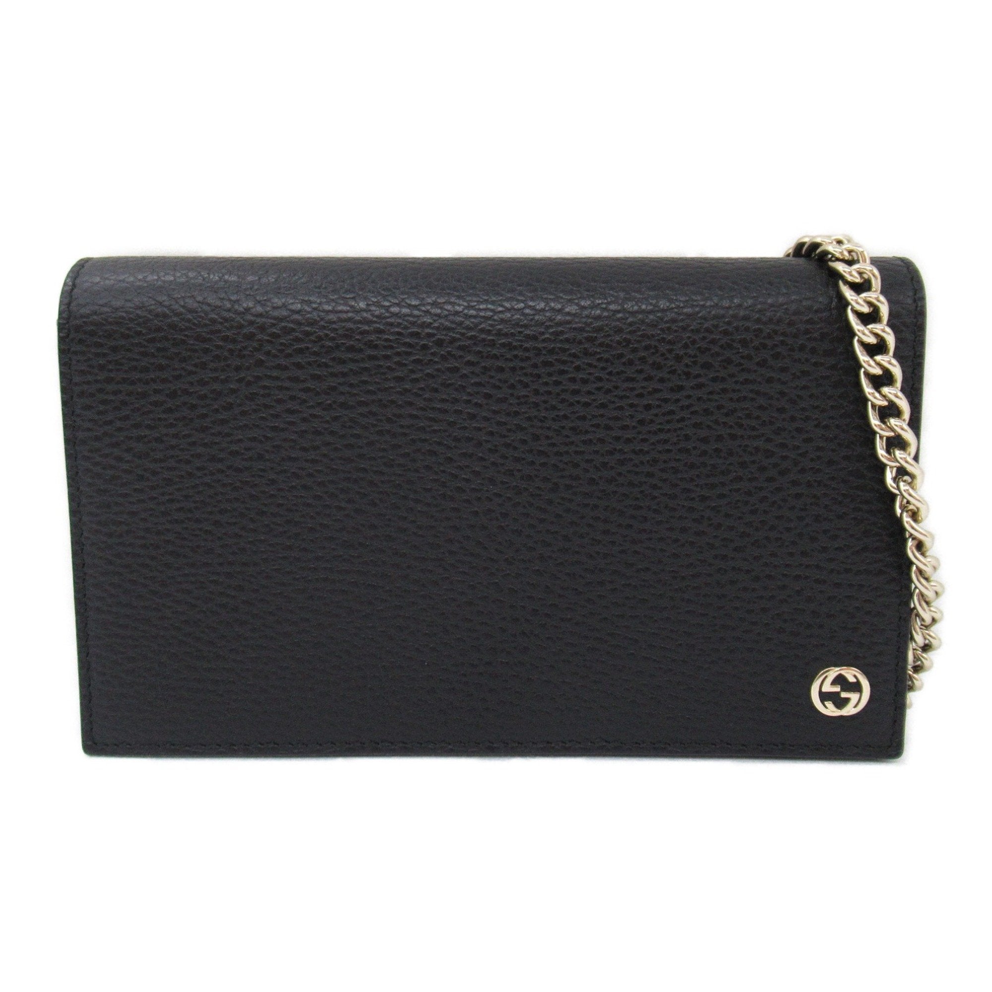 Gucci Betty Black Leather Shoulder Bag