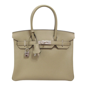 Hermès Birkin 30 Beige Leather Handbag 