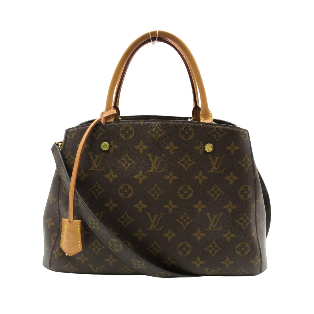 Louis Vuitton Montaigne Brown Canvas Tote Bag