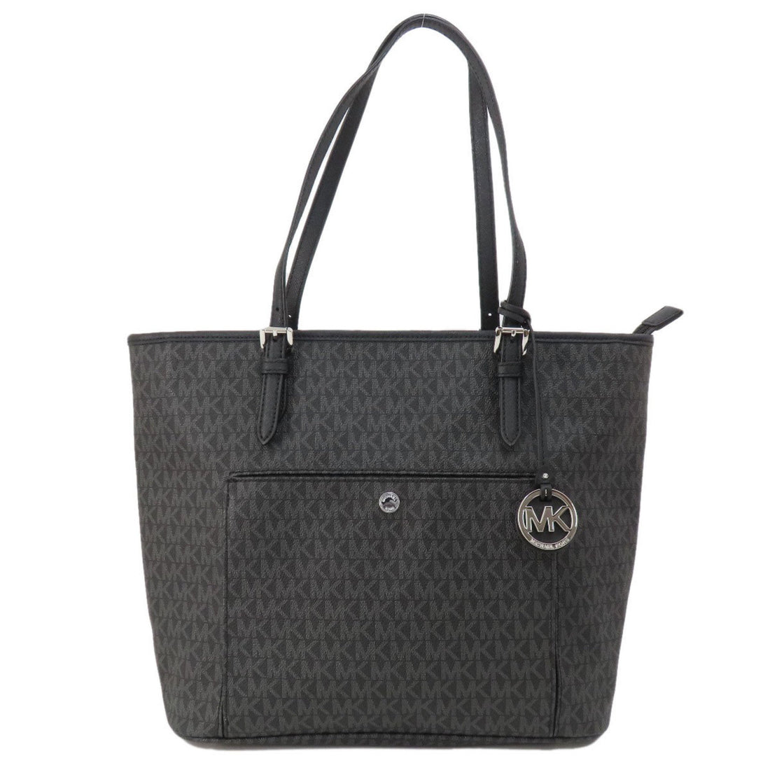 Michael Kors Jet set Black Calfskin Tote Bag