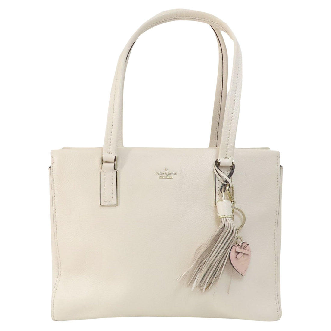 Kate Spade Naomi White Leather Tote Bag