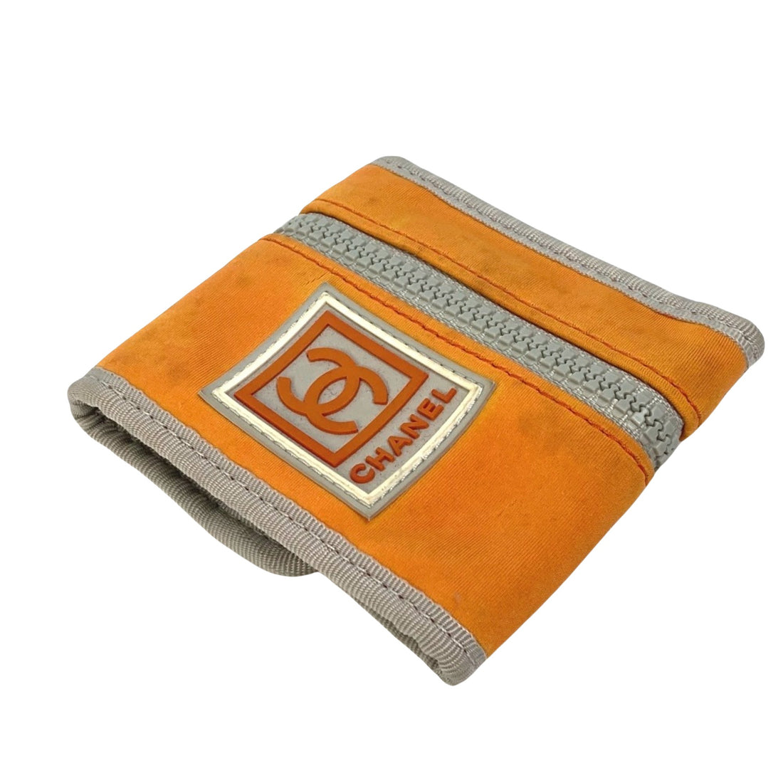 Chanel Sport line Orange Canvas Wallet 