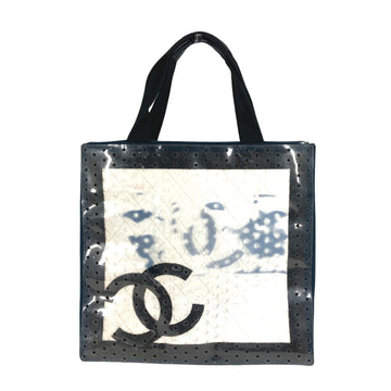 Chanel Cabas Transparent Plastic Tote Bag