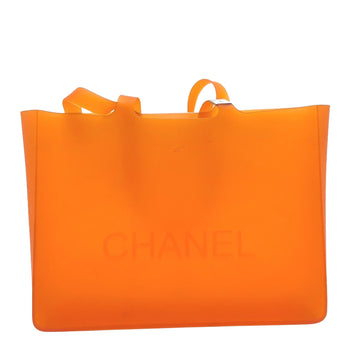 Chanel Jelly Orange Plastic Tote Bag