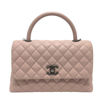 Chanel Coco Handle Pink Leather Handbag 