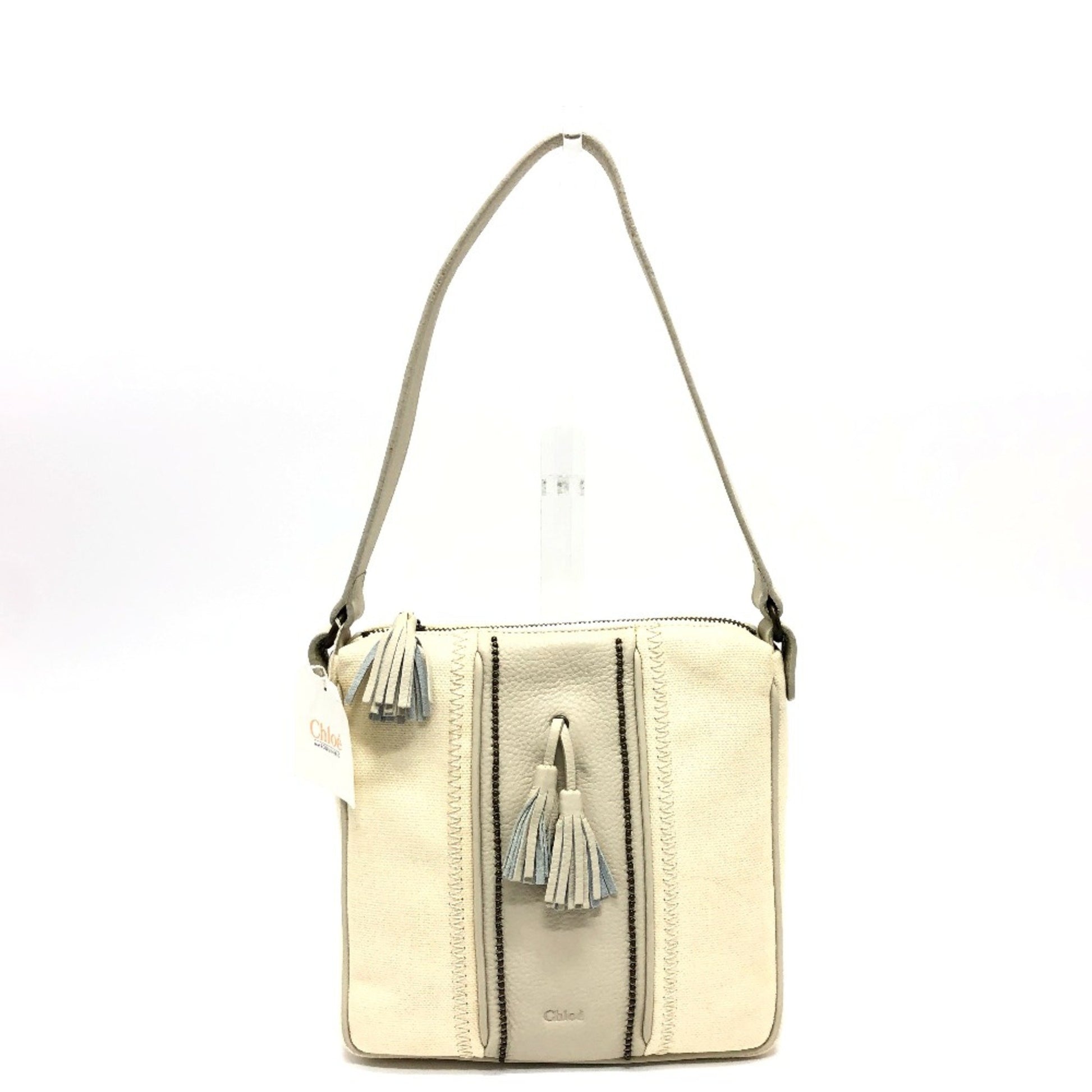 Chloé Beige Cloth Tote Bag