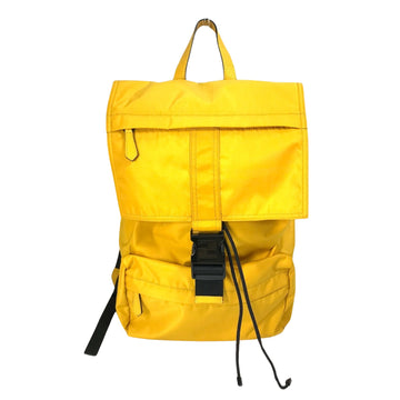 Fendi FF Yellow Synthetic Backpack Bag