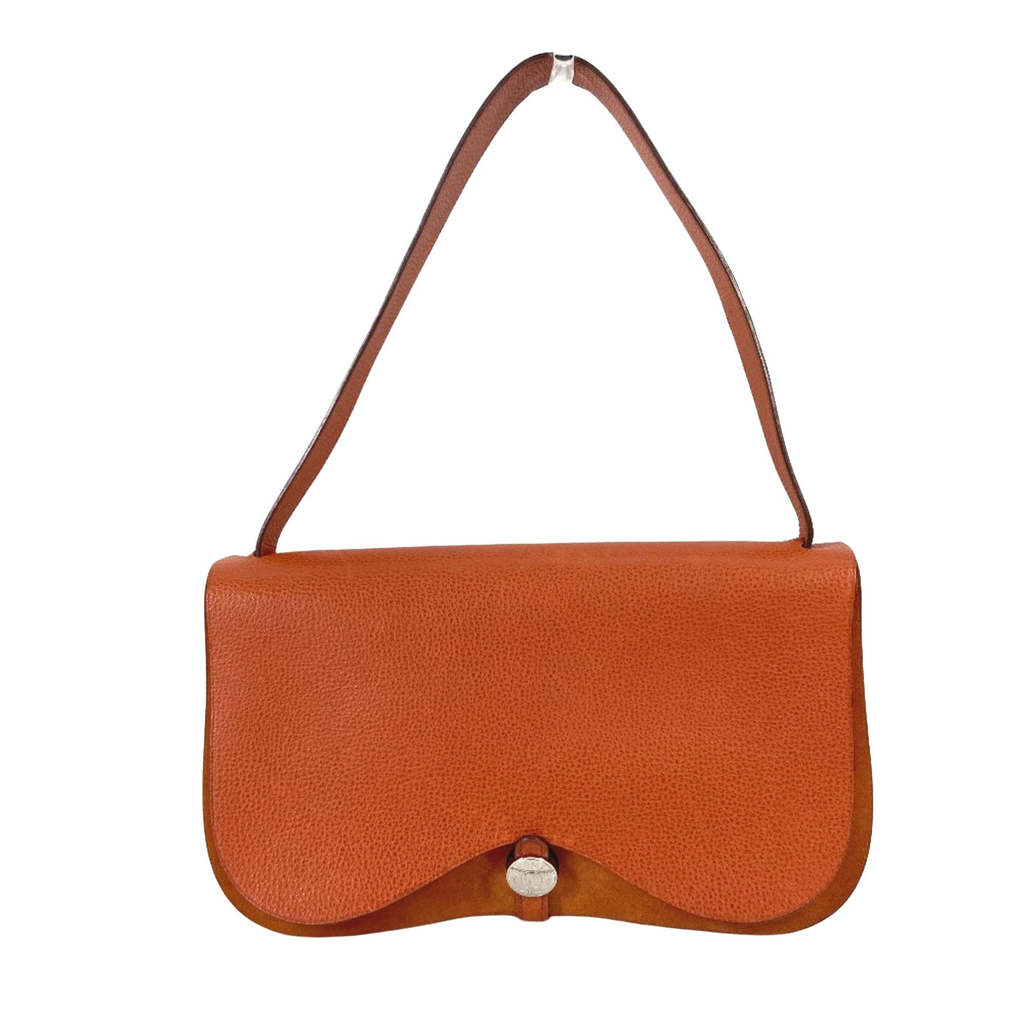 Hermès Colorado Orange Leather Shoulder Bag