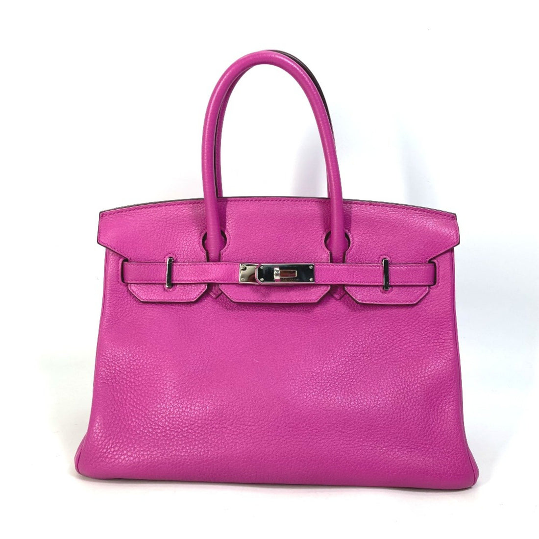 Hermès Birkin 30 Pink Leather Handbag 