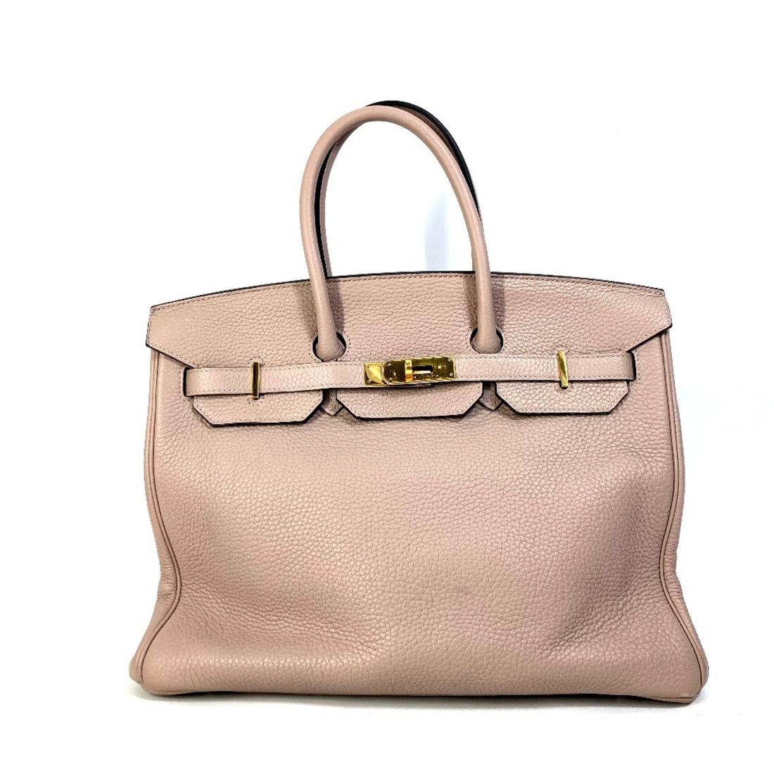 Hermès Birkin 35 Pink Leather Handbag 