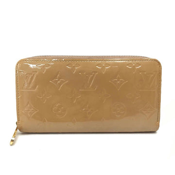 Louis Vuitton Portefeuille zippy Beige Patent Leather Wallet 