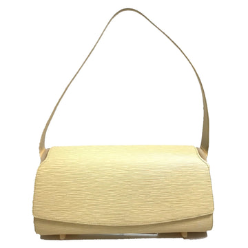 Louis Vuitton Nocturne Beige Leather Shoulder Bag