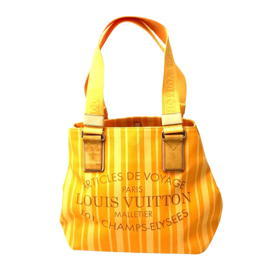 Louis Vuitton Plein Soleil Orange Cloth Tote Bag