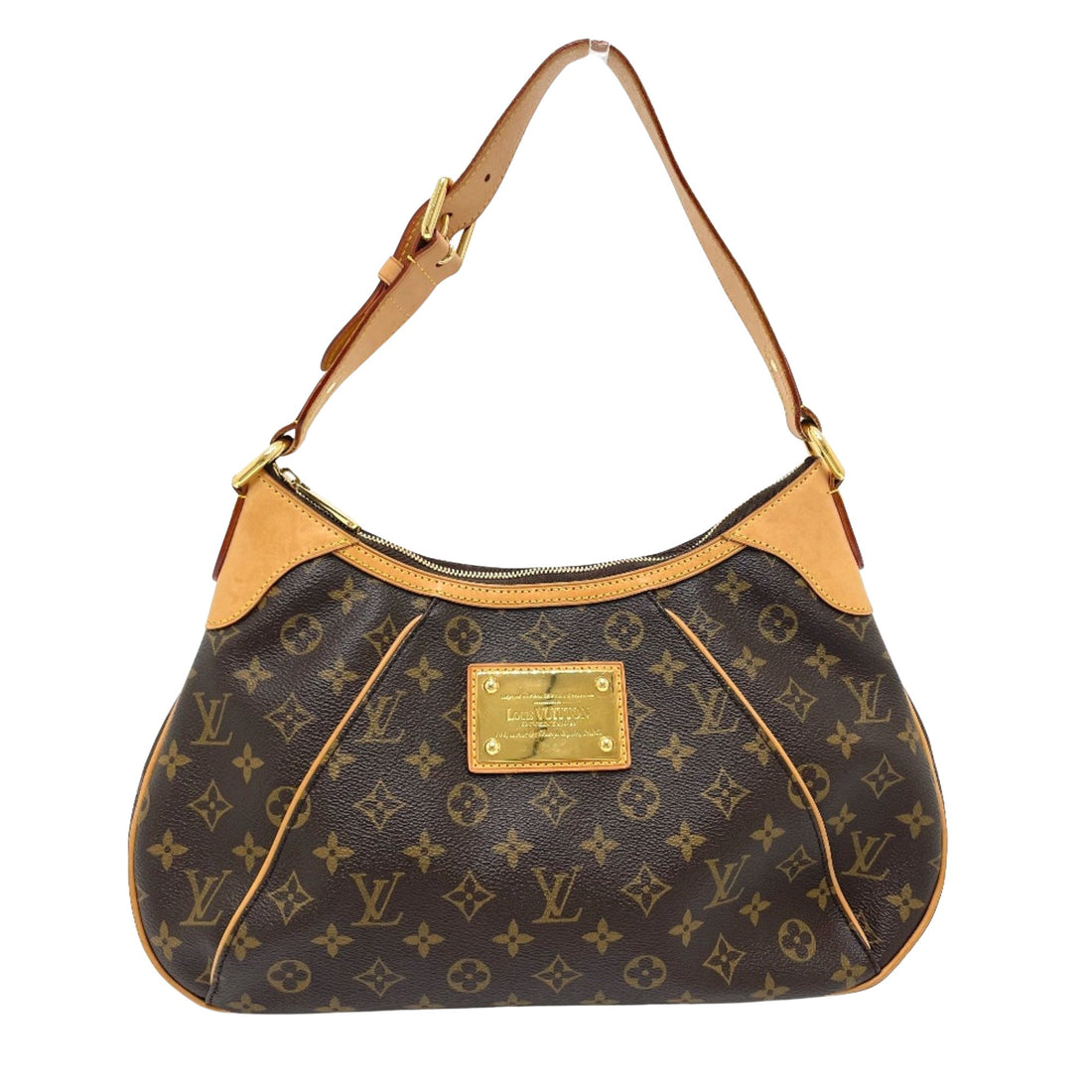 Louis Vuitton Thames Brown Canvas Shoulder Bag