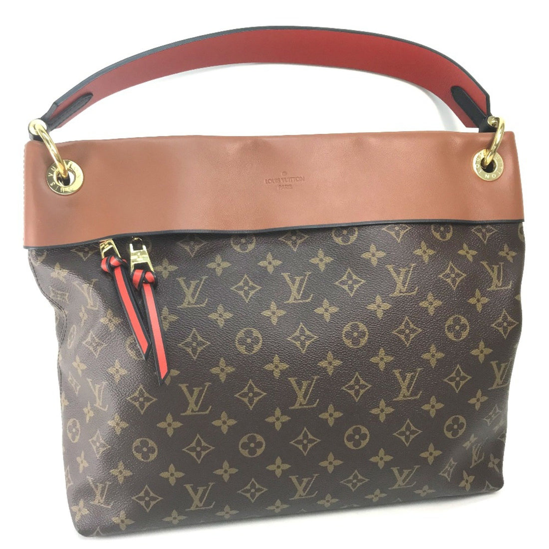 Louis Vuitton Tuileries Brown Canvas Shoulder Bag