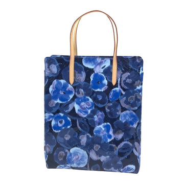 Louis Vuitton Ikat Blue Leather Tote Bag