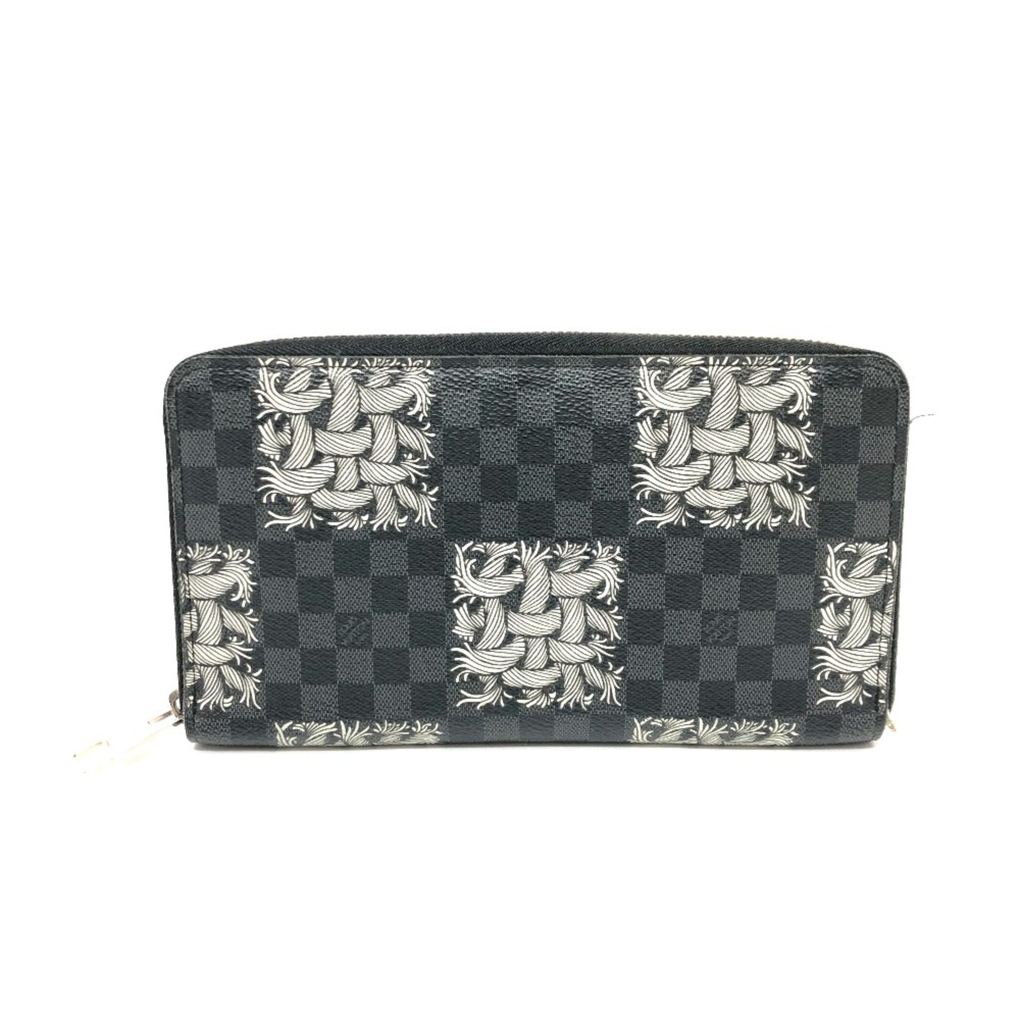 Louis Vuitton Zippy wallet Black Canvas Wallet 