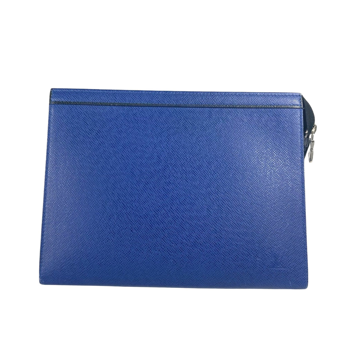 Louis Vuitton Pochette voyage Blue Leather Clutch Bag