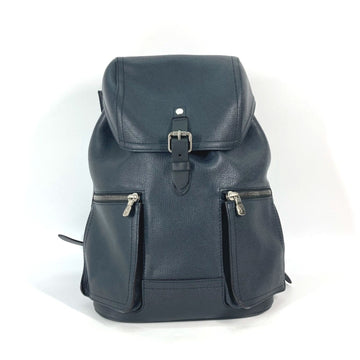 Louis Vuitton Utah Black Leather Backpack Bag