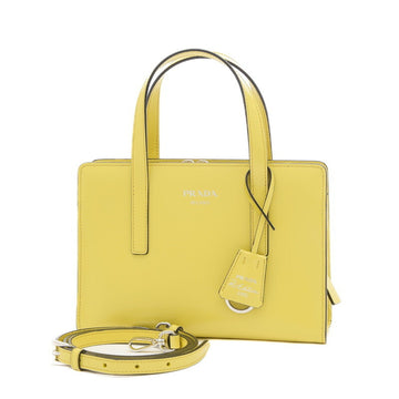 Prada Re-edition Yellow Leather Handbag 