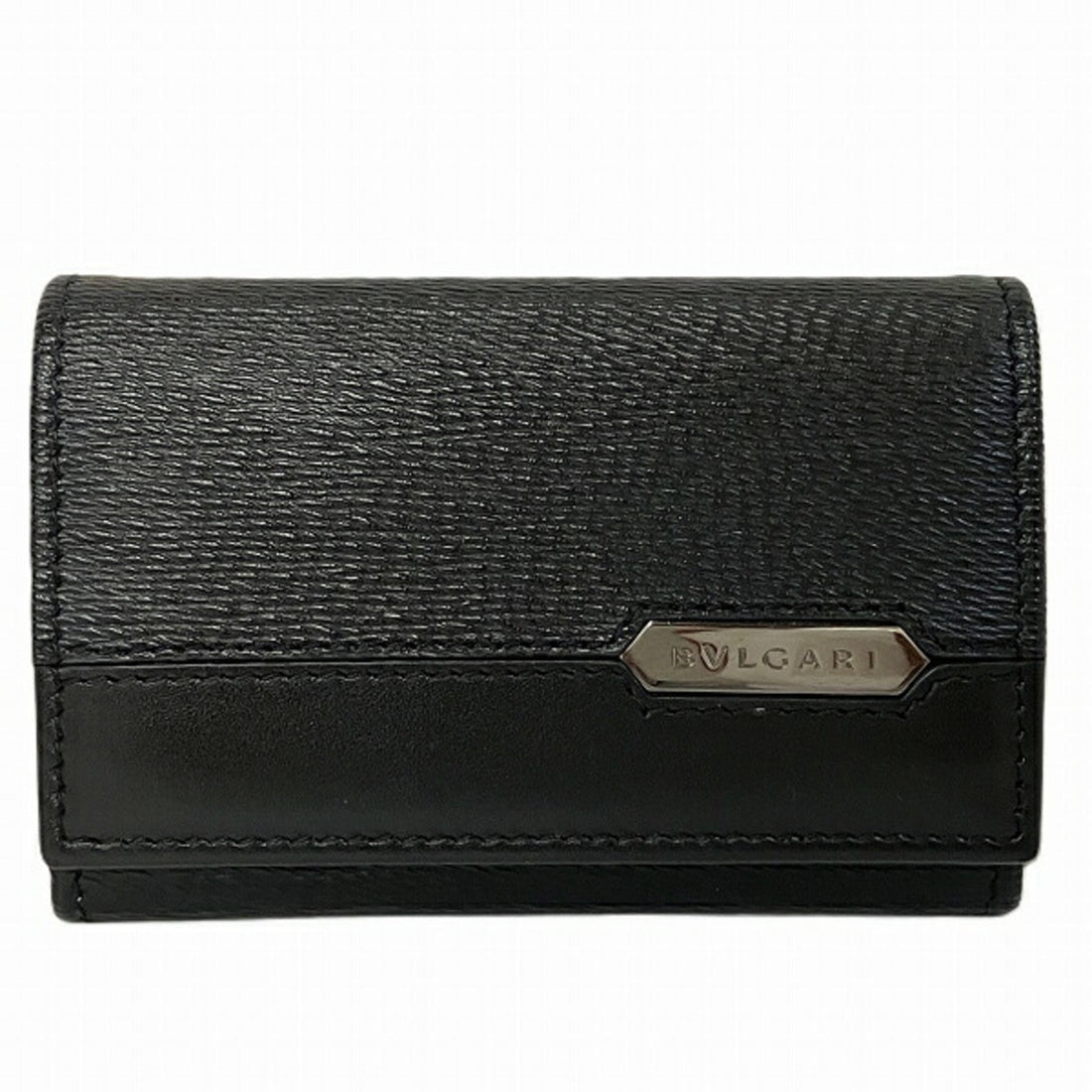 Bulgari Serpenti Black Leather Wallet 