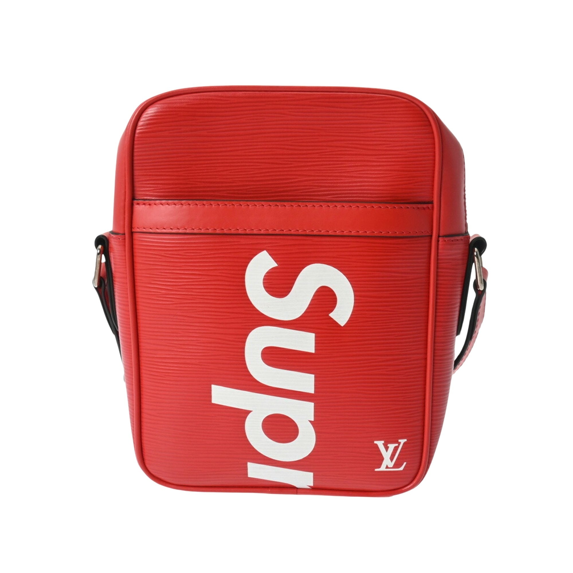 Louis Vuitton Danube Red Leather Shoulder Bag