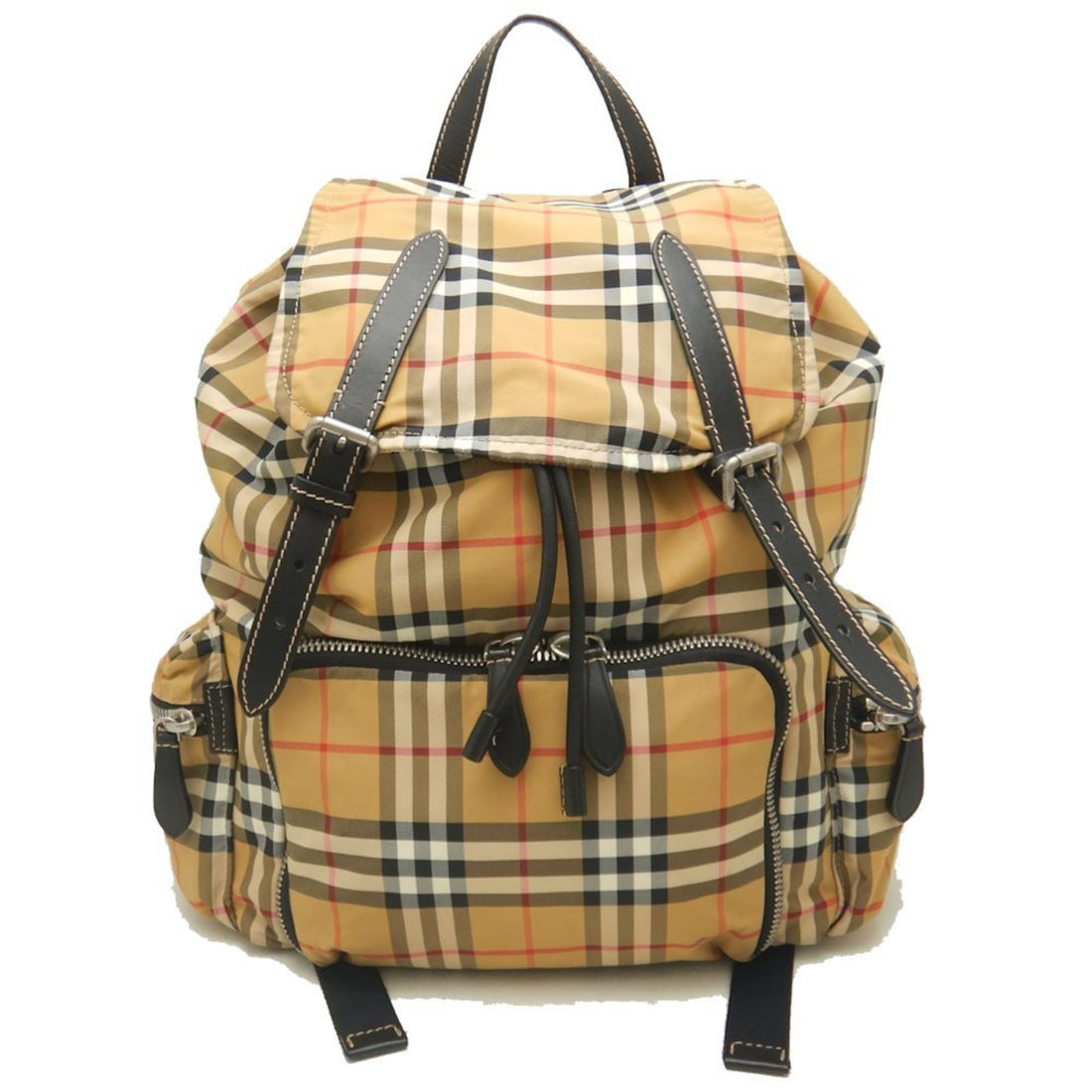 Burberry Beige Synthetic Backpack Bag