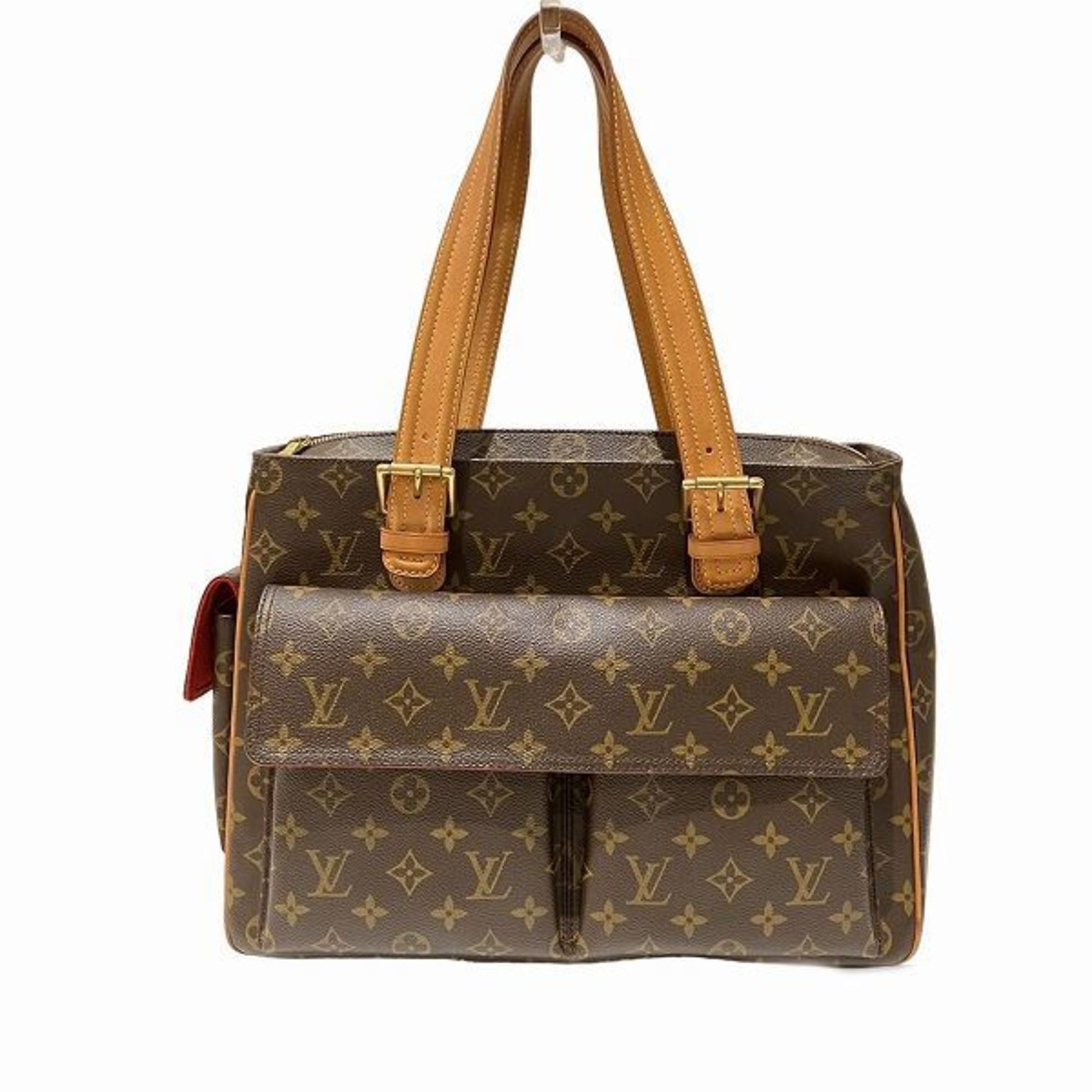 Louis Vuitton Multipli Cité Brown Canvas Handbag 