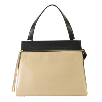 Céline Edge Beige Leather Tote Bag