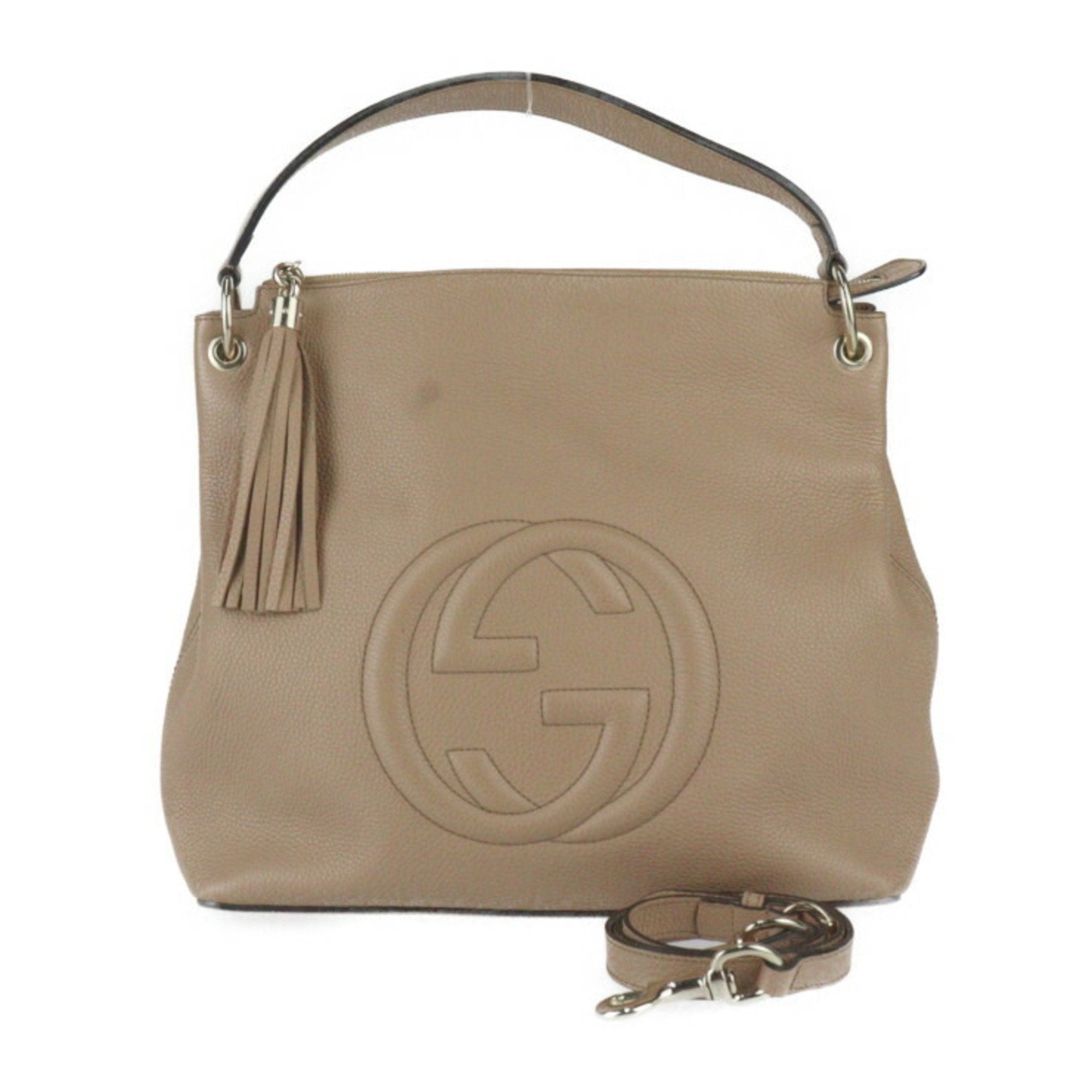 Gucci Soho Beige Leather Tote Bag