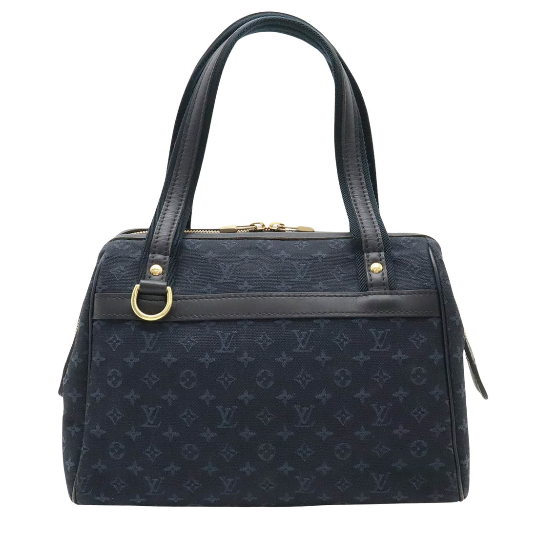 Louis Vuitton Josephine Navy Canvas Handbag 