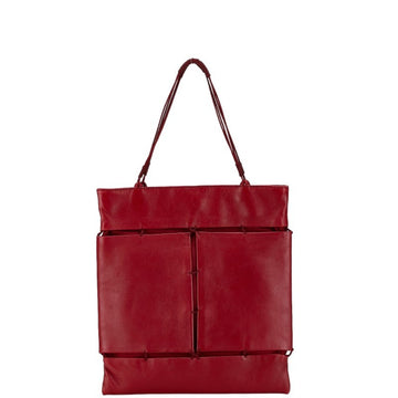 Prada Red Leather Handbag 