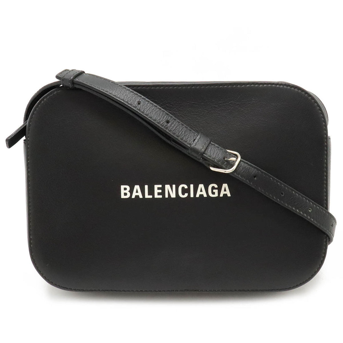 Balenciaga Camera Black Leather Shoulder Bag