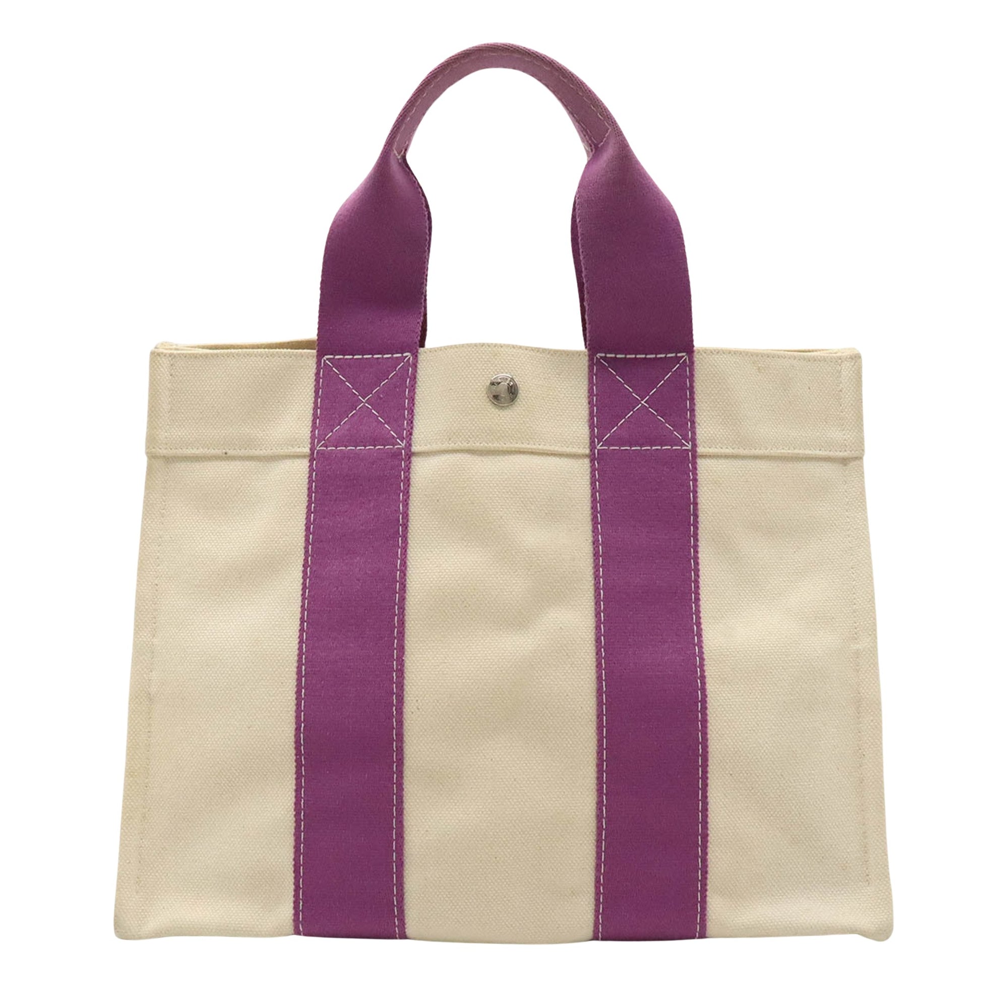 Hermès Bora Bora Ecru Canvas Tote Bag