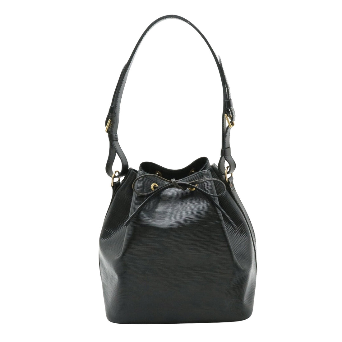 Louis Vuitton Petit Noé Black Leather Shoulder Bag