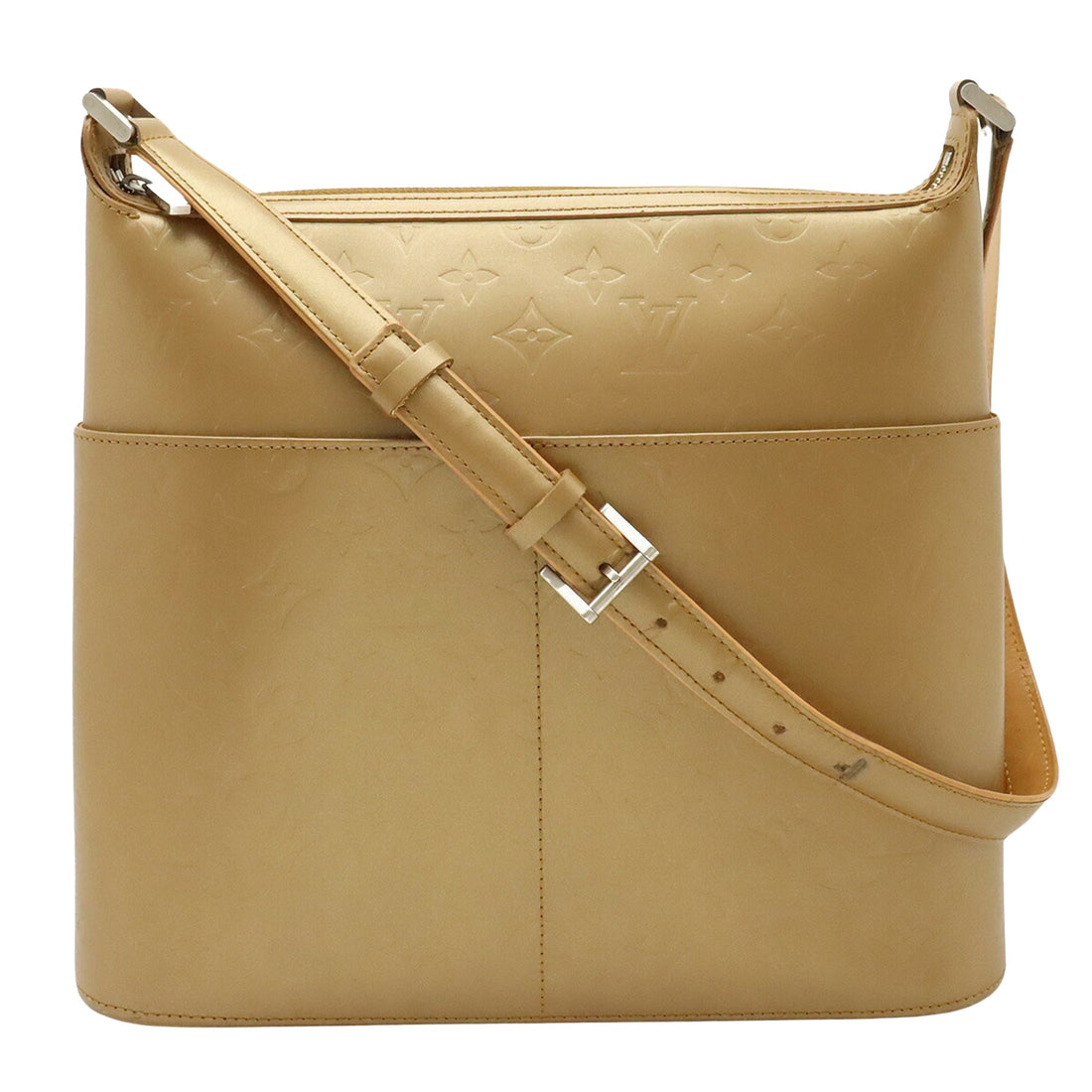 Louis Vuitton Sutter Gold Leather Shoulder Bag