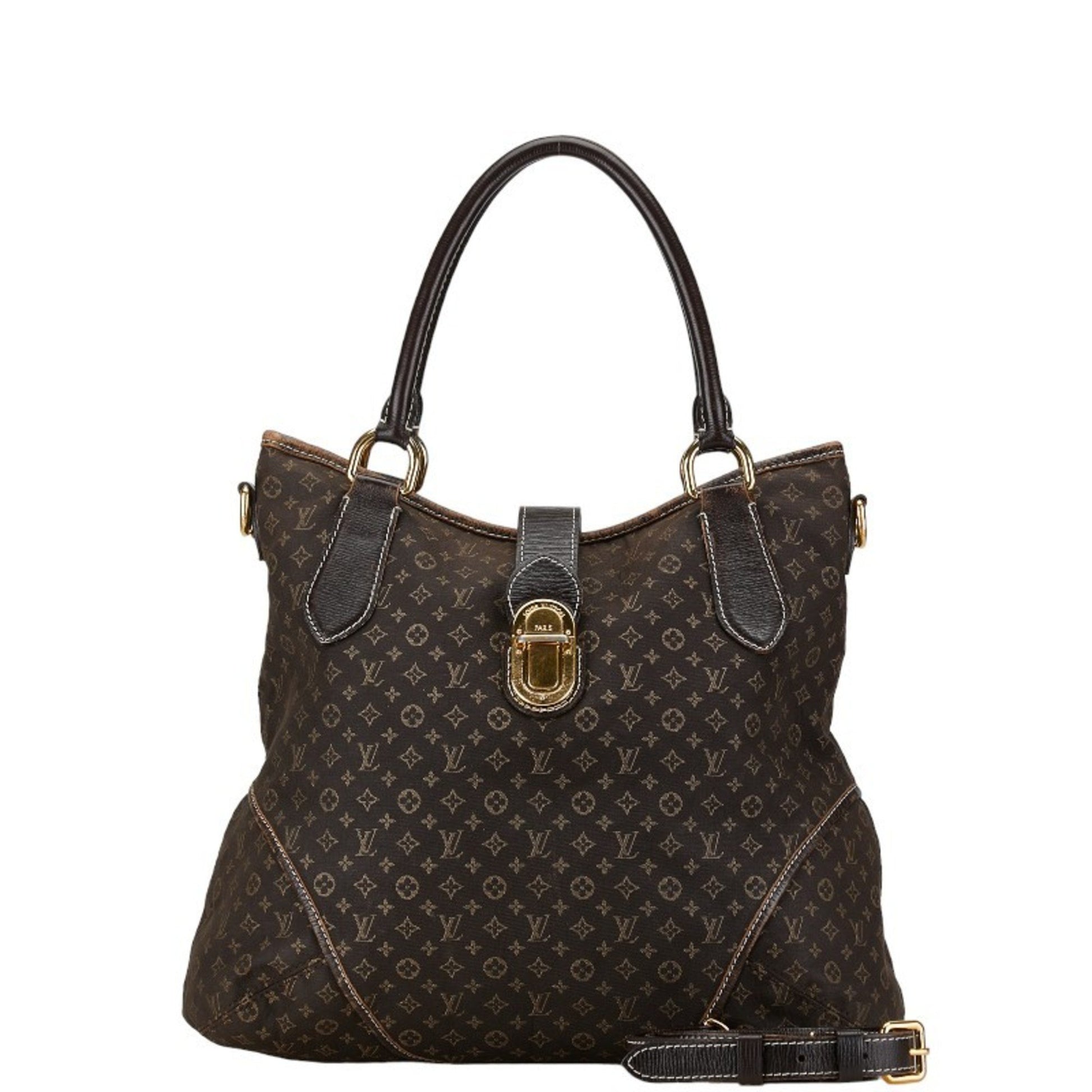 Louis Vuitton Elegie Brown Canvas Tote Bag