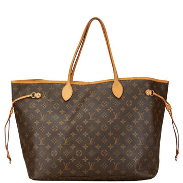 Louis Vuitton Neverfull GM Brown Canvas Tote Bag