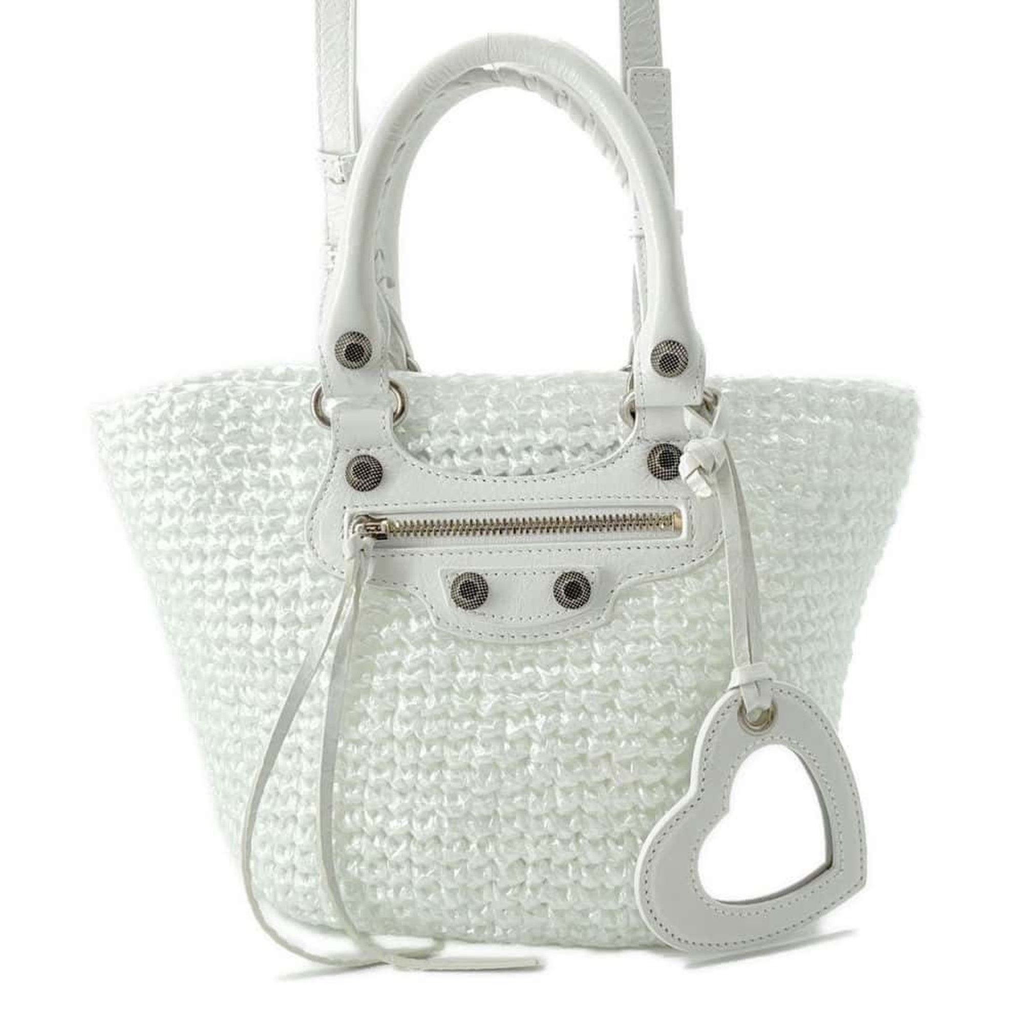 Balenciaga Classic White Synthetic Handbag 