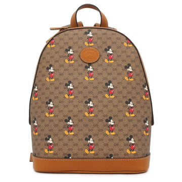 Gucci GG Supreme Brown Canvas Backpack Bag