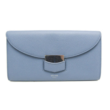 Céline Trotteur Blue Leather Wallet 