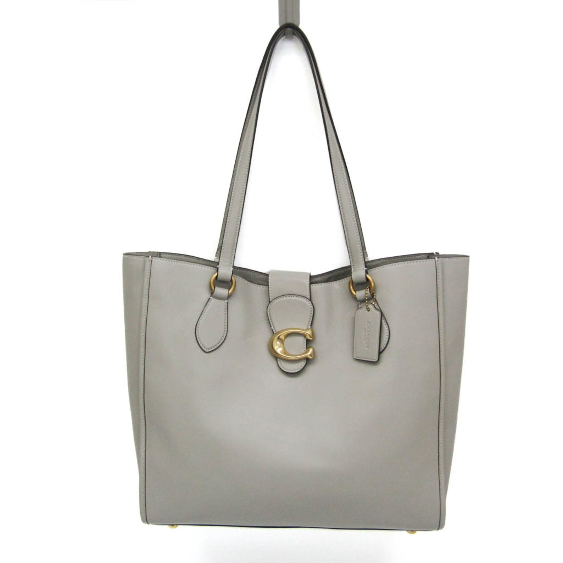 Coach Grey Leather Tote Bag