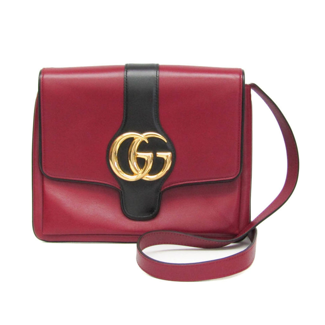 Gucci Arli Red Leather Shoulder Bag