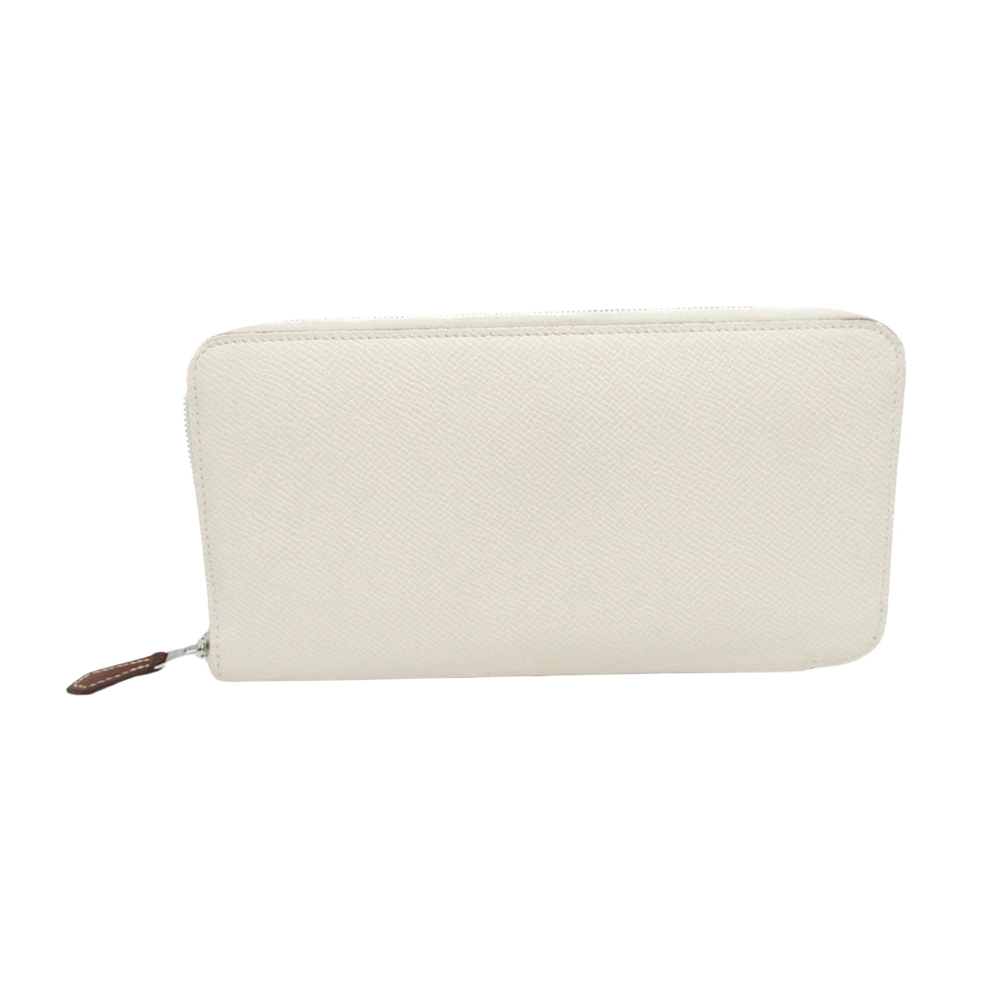 Hermès Silk'In White Leather Wallet 