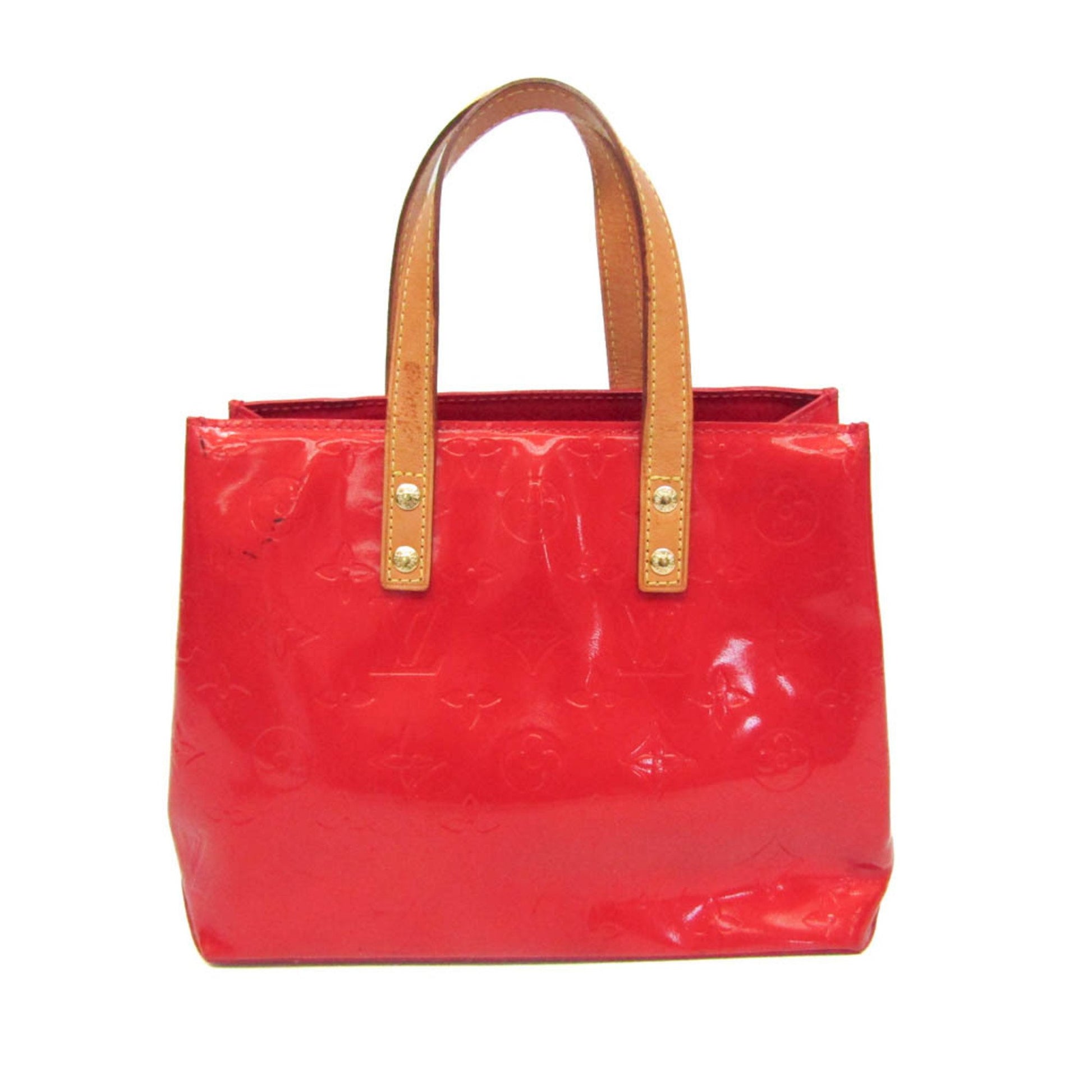 Louis Vuitton Houston Red Patent Leather Handbag 