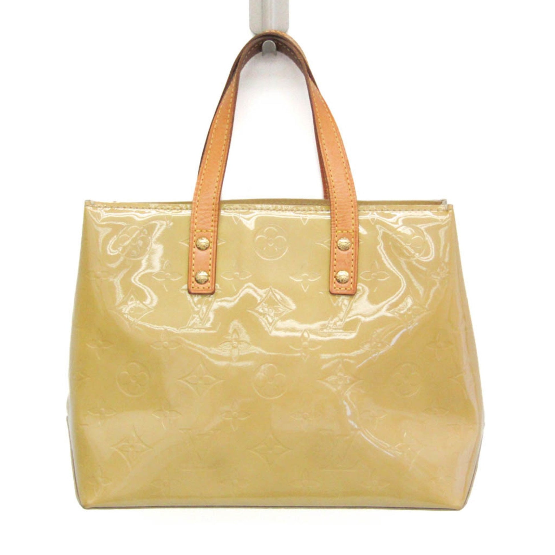 Louis Vuitton Reade Yellow Patent Leather Handbag 