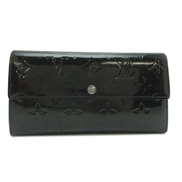 Louis Vuitton Sarah Black Patent Leather Wallet 